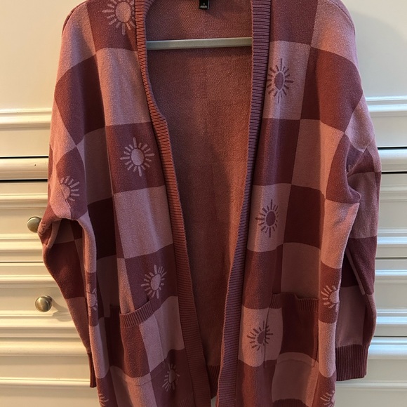 Torrid sun checkered cardigan - Picture 2 of 4